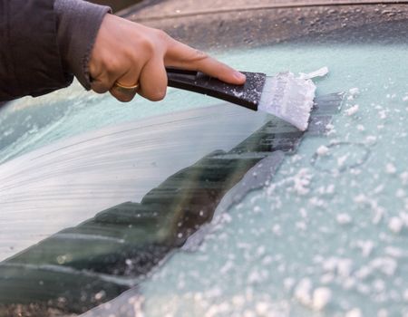 Removing Ice from Your Car's Roof in Minute steps